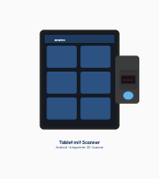 WMS Tablet mit Scanner